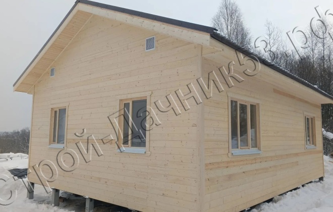 3 Каркасный дом Д-3, 9x8.5м, 67.5 М², Московская область, Истринский район, деревня Бужарово (1)